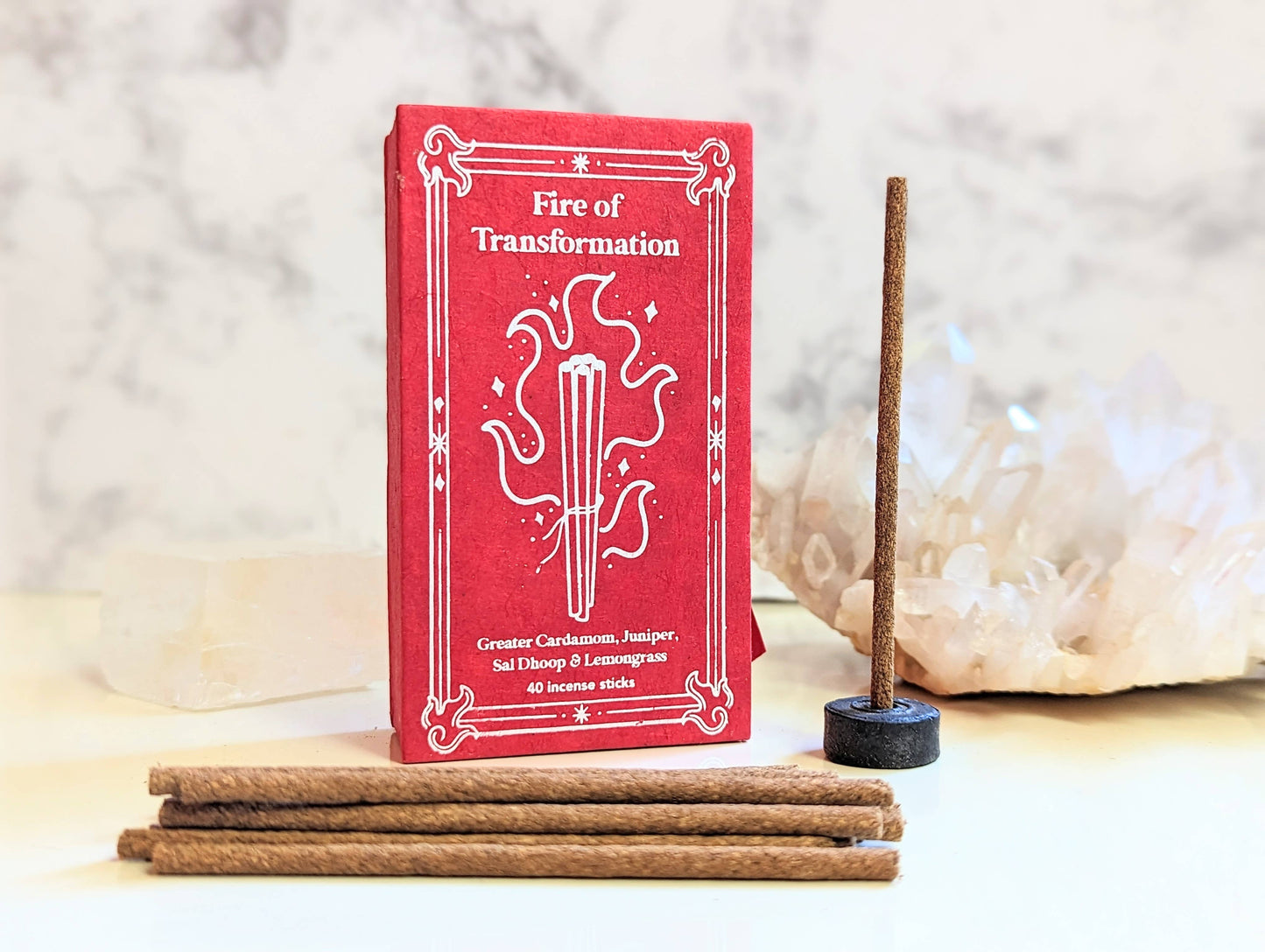 Fire of Transformation Short Stick Incense, Ritual, Altar