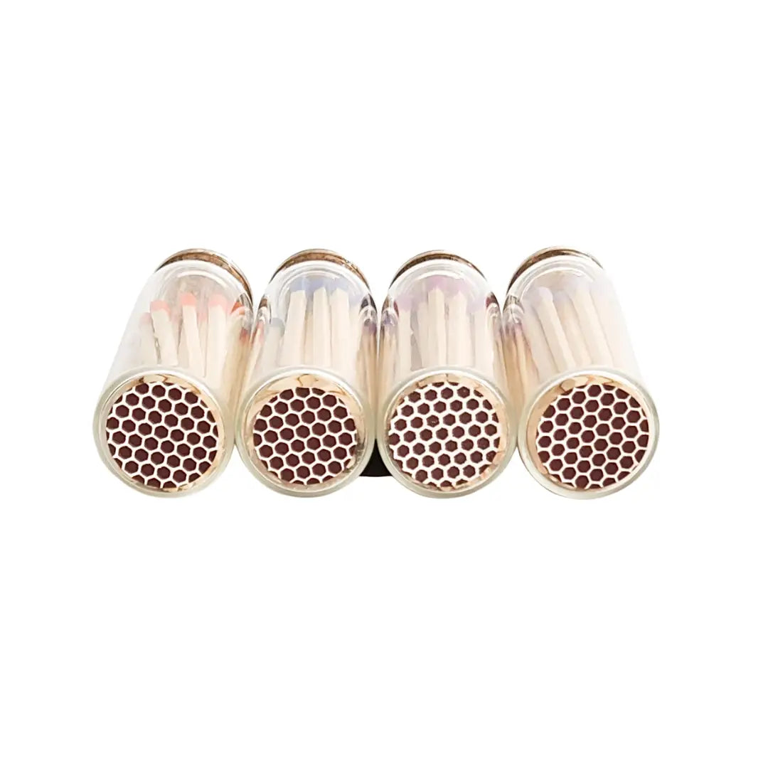 Matches glass vials Small