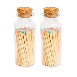 Matches glass vials Large