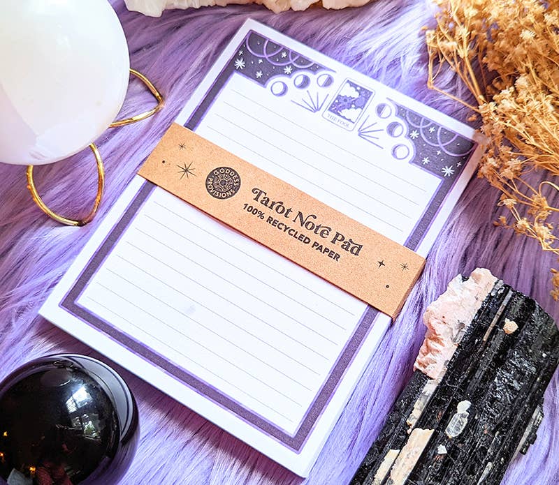 Tarot Notepad - Major Arcana, Memo, Notebook, Colorful