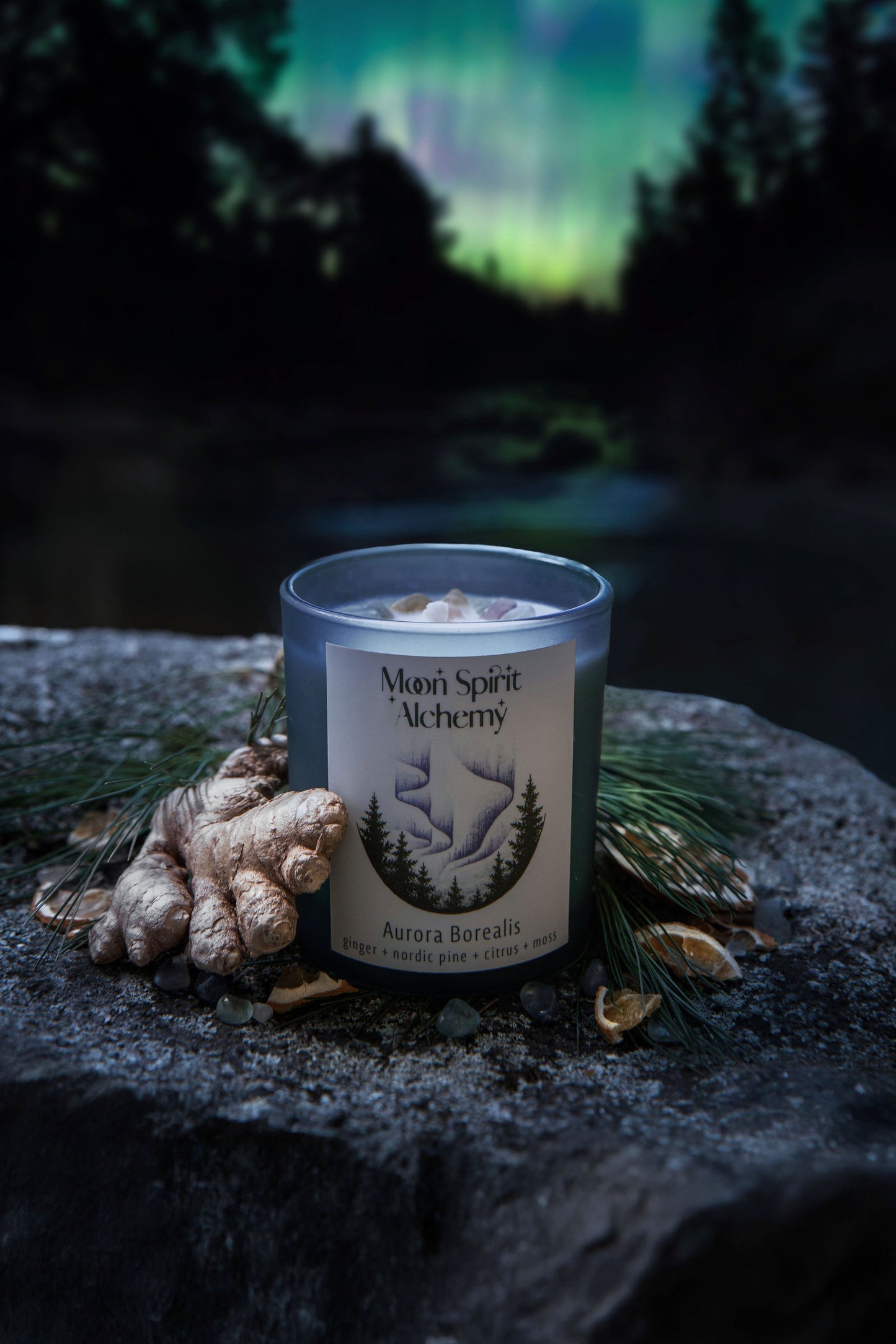 Aurora Borealis Candle