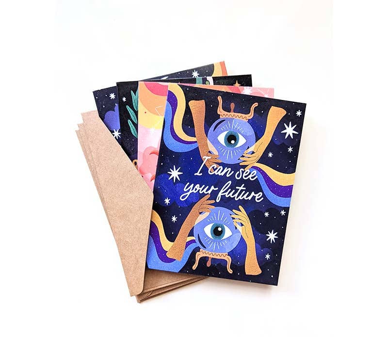 Magical Memos Greeting Cards - Celestial, Mystical, Colorful