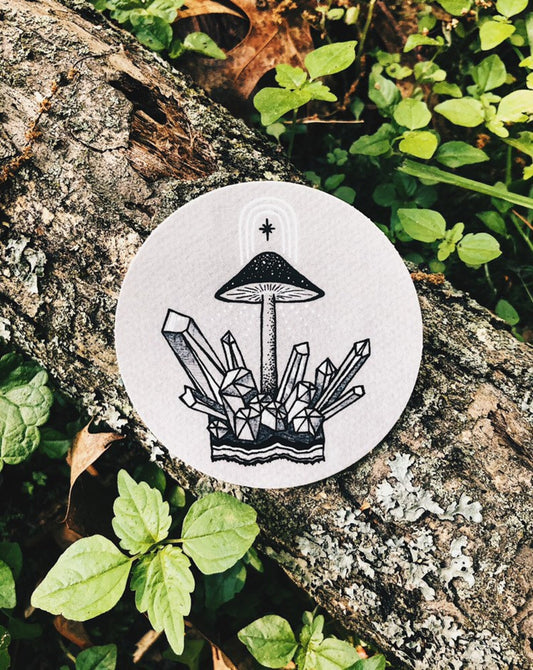 Strange Pine Mushroom Sticker