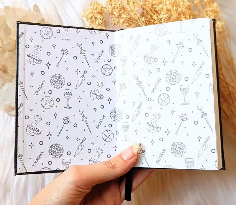 Mini Vegan Leather Spell book